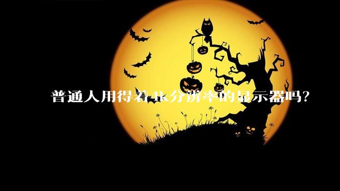 普通人用得着4k分辨率的显示器吗？